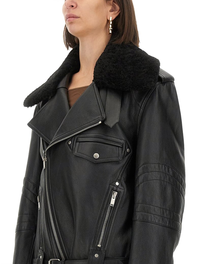 leather biker jacket by Selfnex