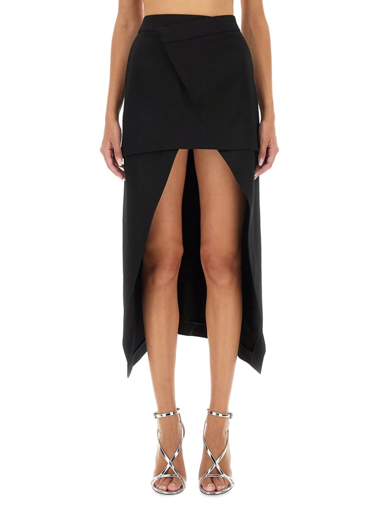 asymmetrical skirt by Selfnex