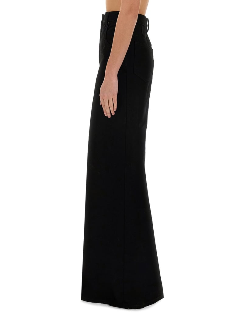 black flared pants by Selfnex