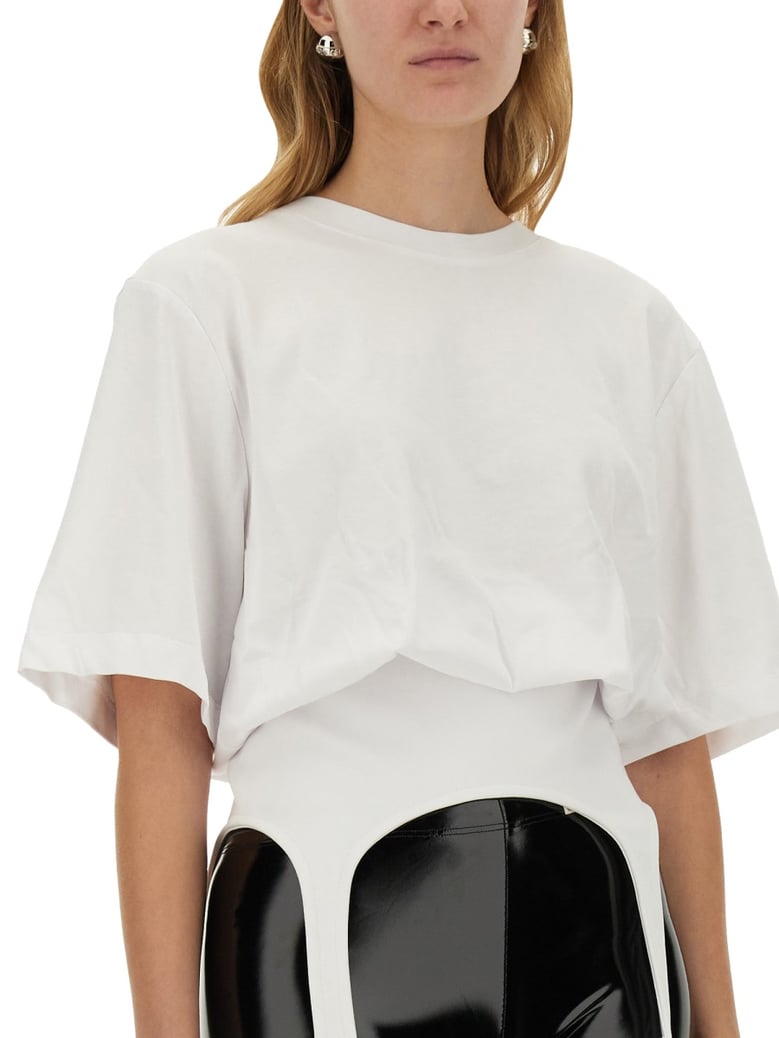 t-shirt with suspenders by Selfnex