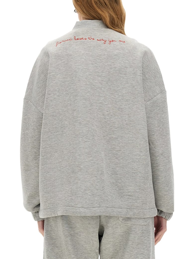 zippered sweatshirt "angel" by Selfnex