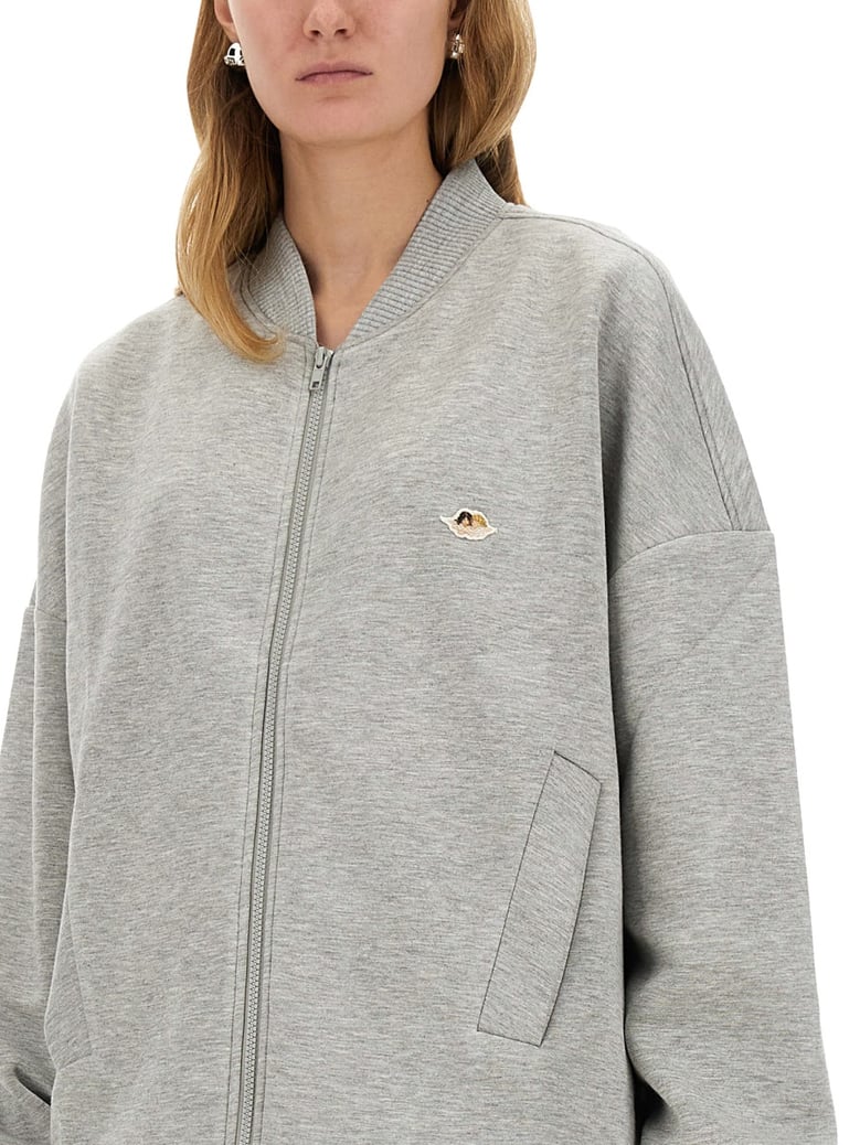 zippered sweatshirt "angel" by Selfnex