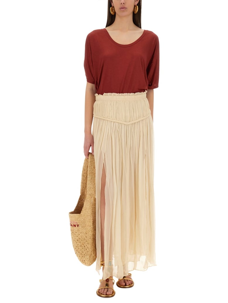 red oversize emanuela t-shirt by Selfnex