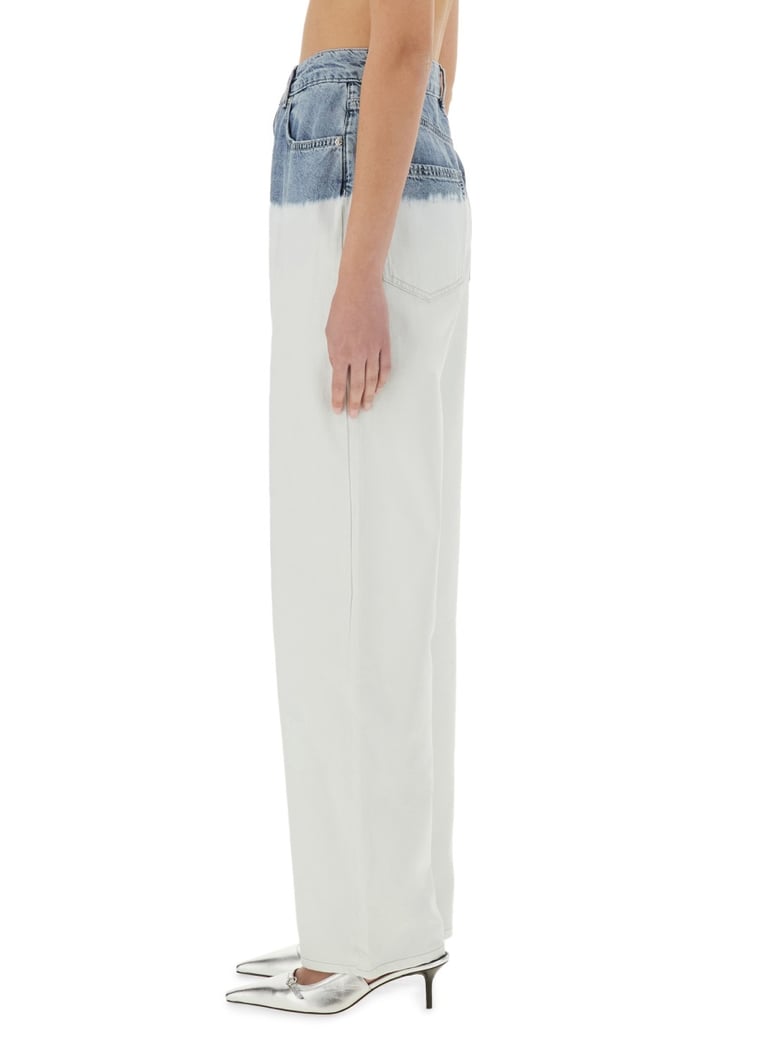 two-colour jeans by Selfnex
