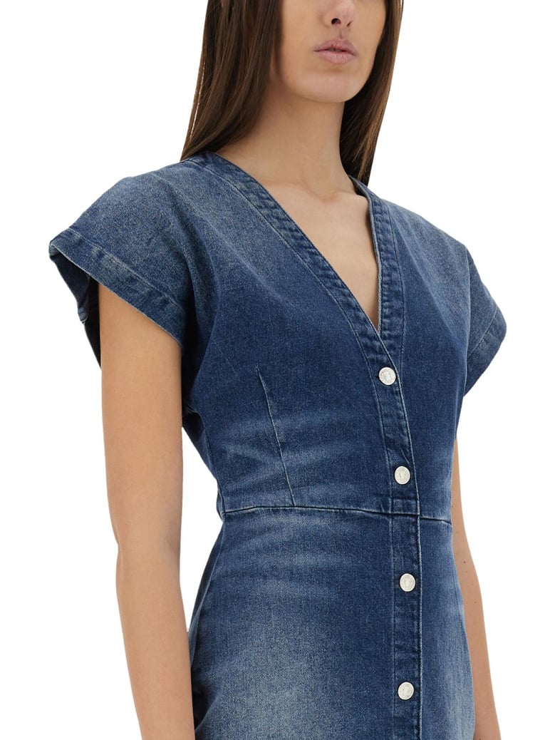 denim dress in slim fit by Selfnex
