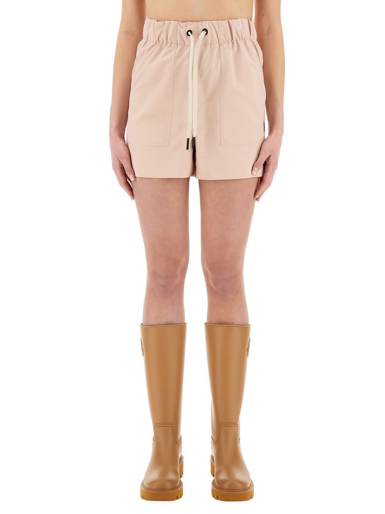 cotton gabardine shorts by Selfnex