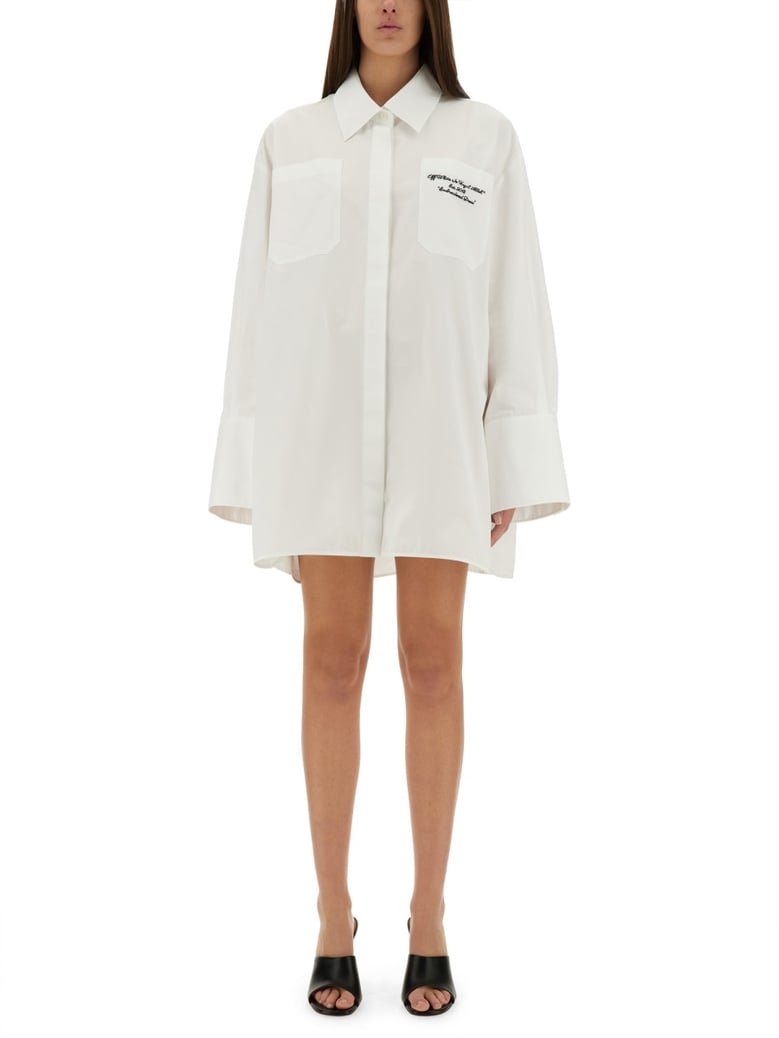 oversized poplin shirt by Selfnex