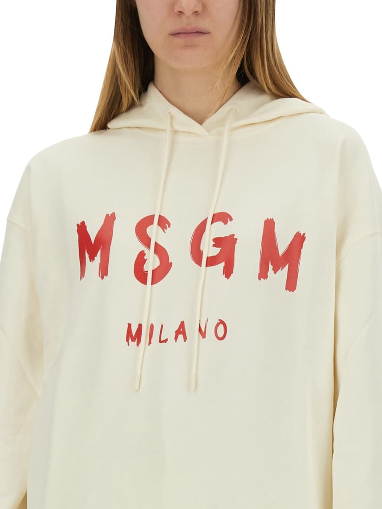 sweatshirt with brushed logo by Selfnex