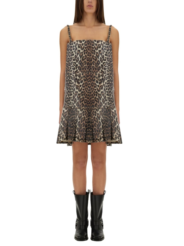 dress with animal pattern by Selfnex