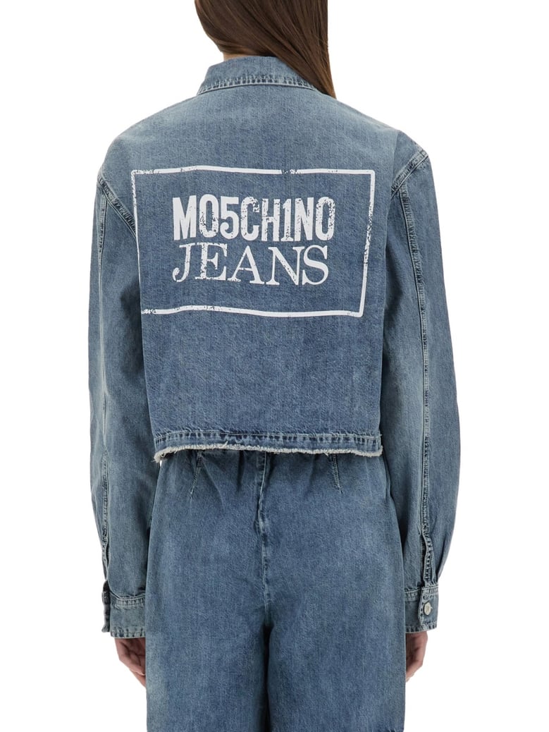 cropped denim jacket by Selfnex