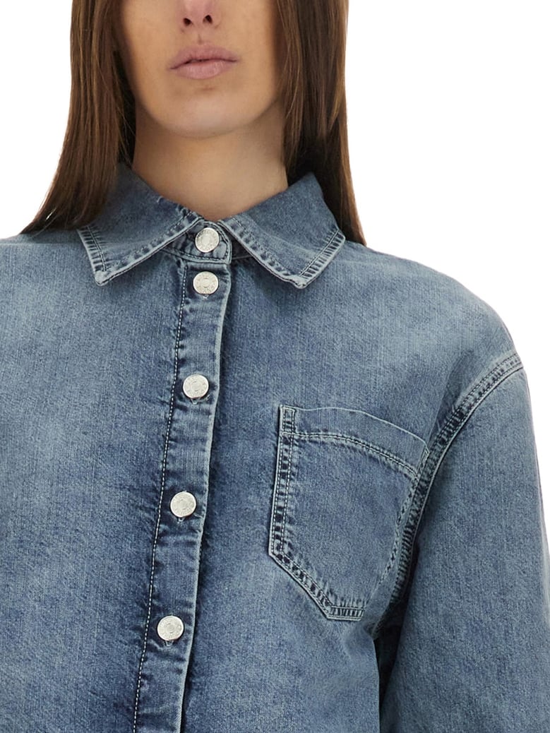 cropped denim jacket by Selfnex