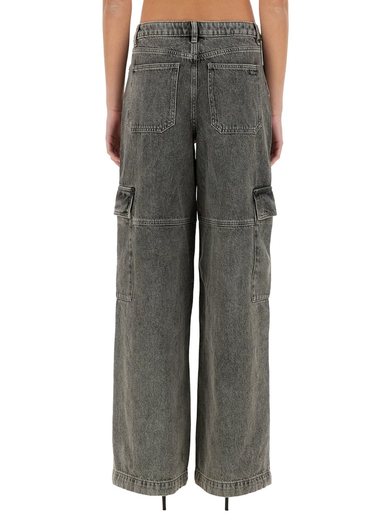 cargo jeans in grey by Selfnex