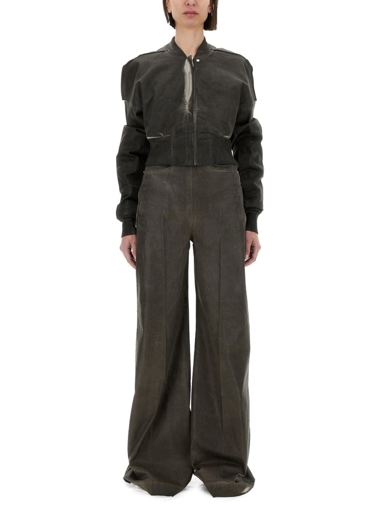 cropped bomber jacket by Selfnex