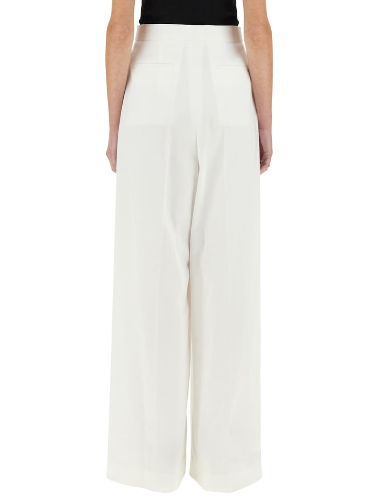 cotton pleated pants by Selfnex