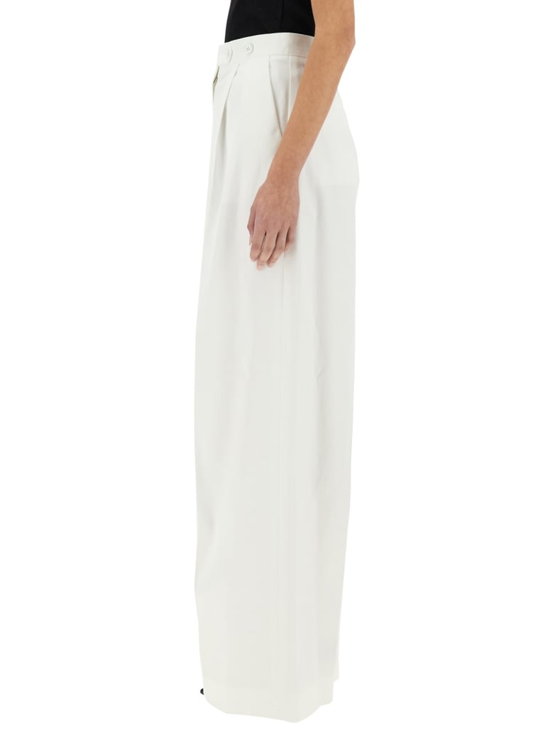 cotton pleated pants by Selfnex