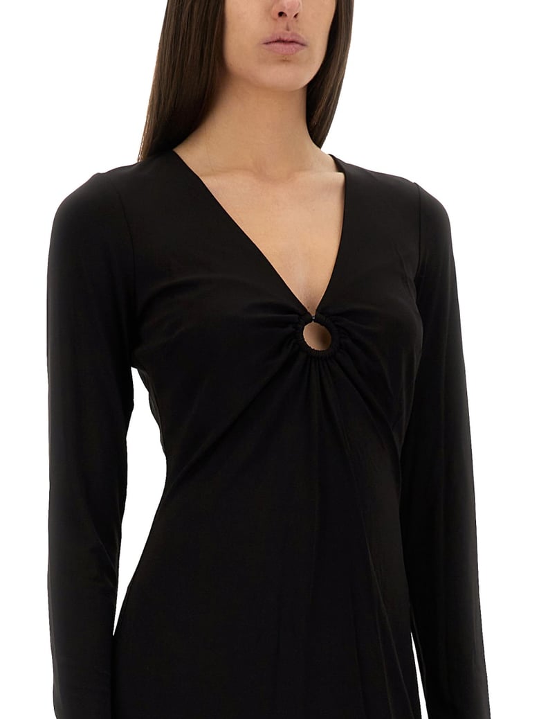 jersey dress with drop opening by Selfnex