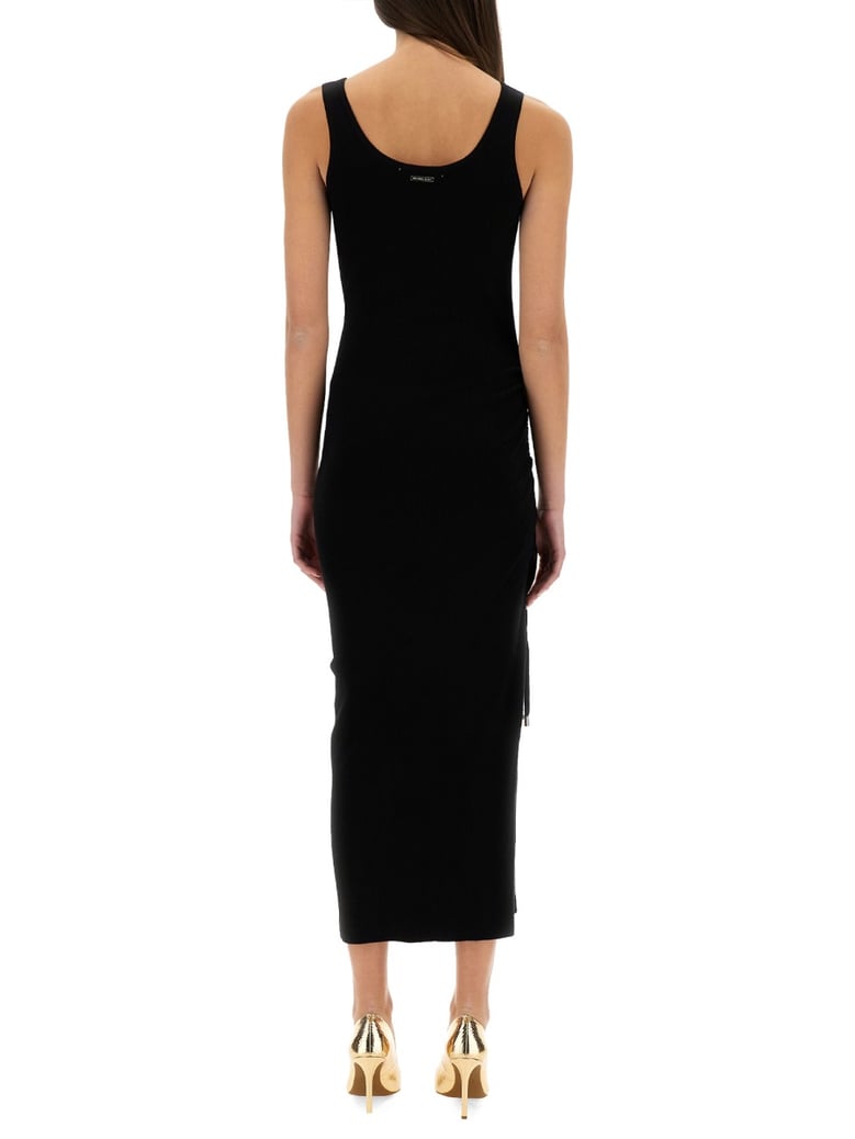 stretch wool blend camisole dress by Selfnex