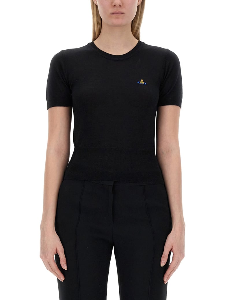 black knit jumper by Selfnex