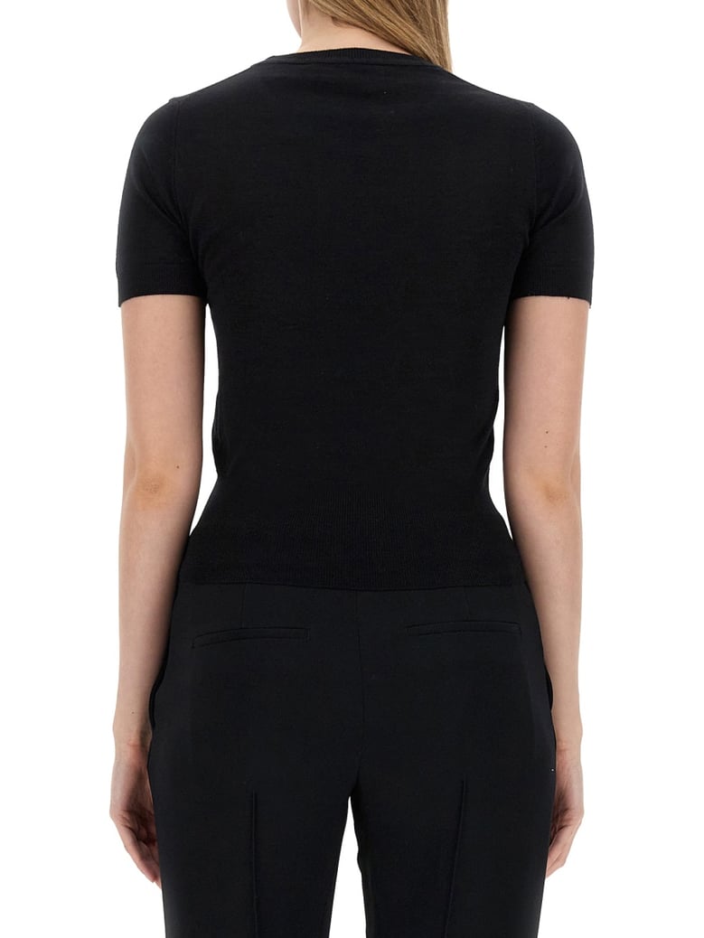 black knit jumper by Selfnex