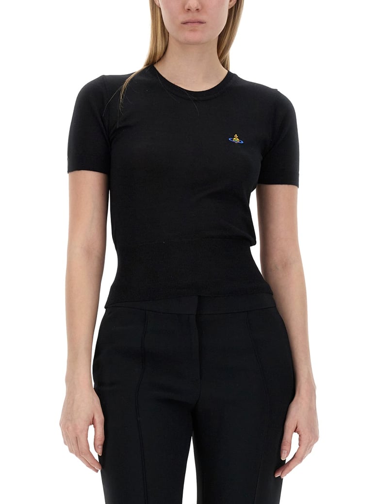 black knit jumper by Selfnex