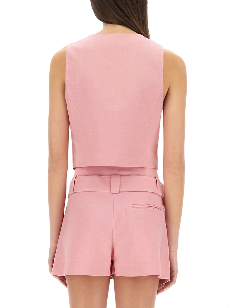 cropped vest by Selfnex