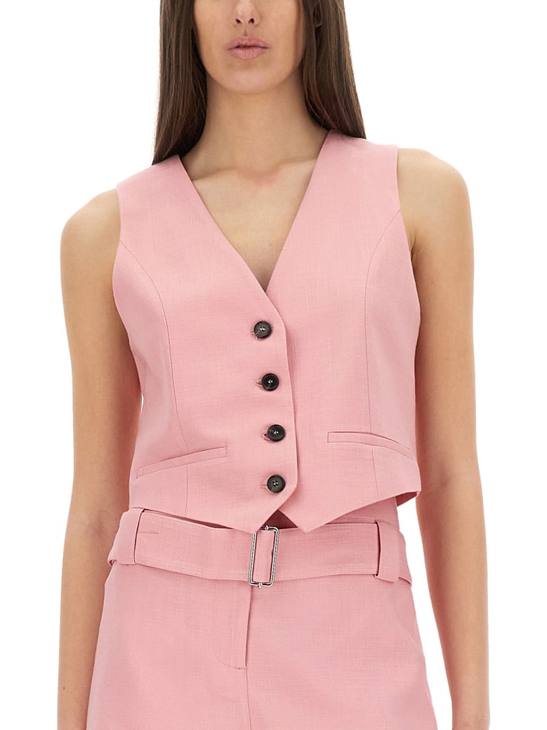cropped vest by Selfnex