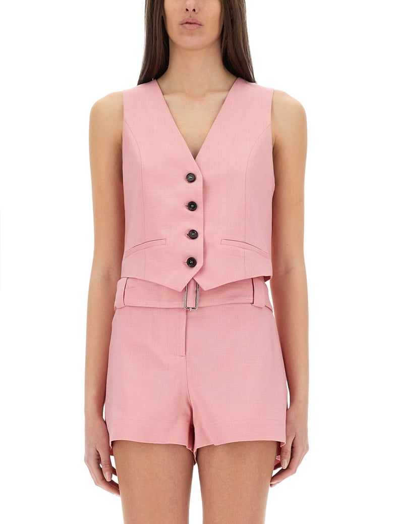 cropped vest by Selfnex