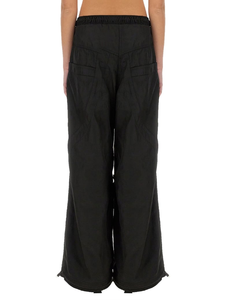 long pants in black by Selfnex