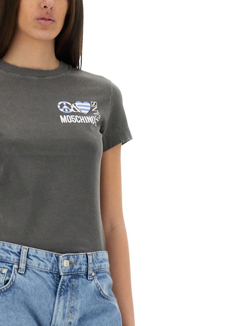 t-shirt with logo in black by Selfnex