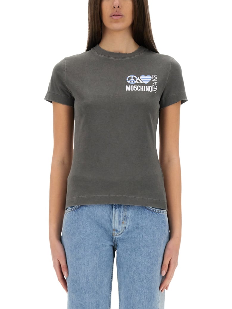 t-shirt with logo in black by Selfnex