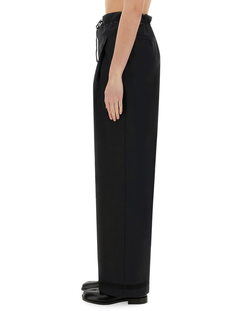 wool and mohair pants by Selfnex