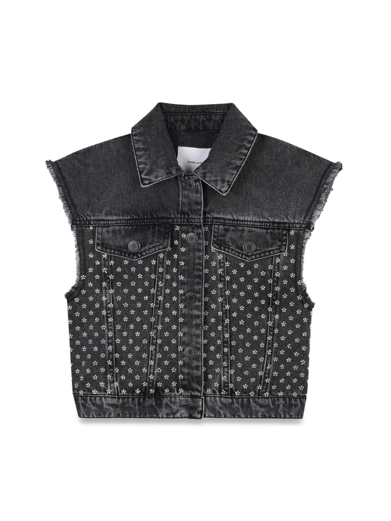 sleeveless jacket black by Selfnex