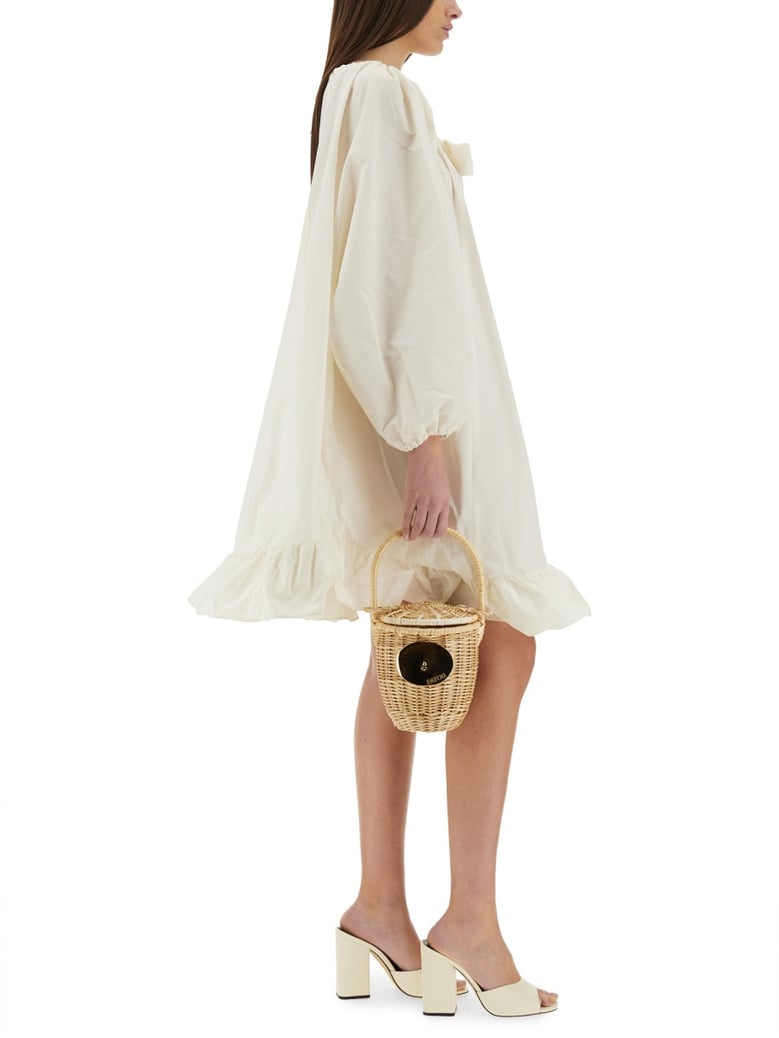 ruffle hem dress by Selfnex