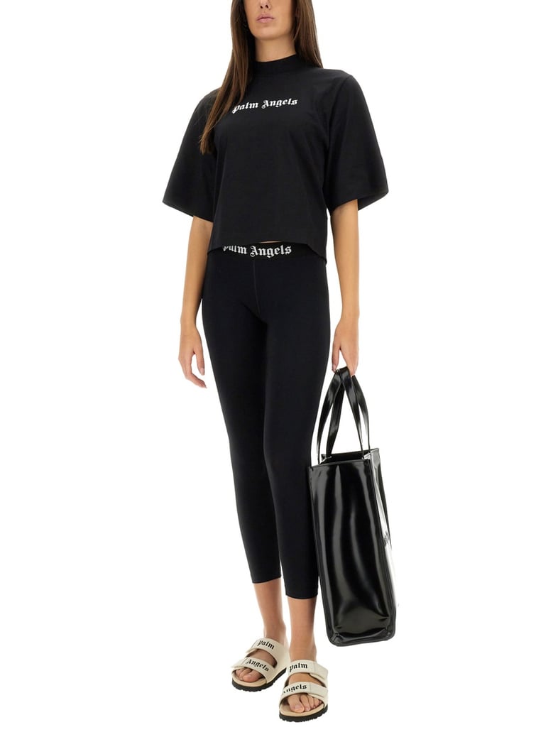 logo cropped t-shirt by Selfnex