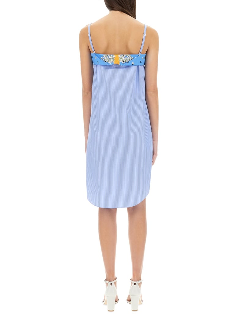 patchwork cotton dress by Selfnex