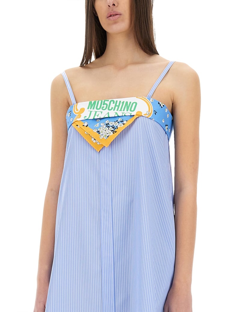 patchwork cotton dress by Selfnex