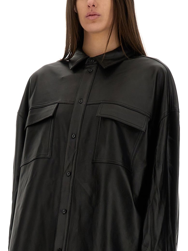 black leather jacket by Selfnex