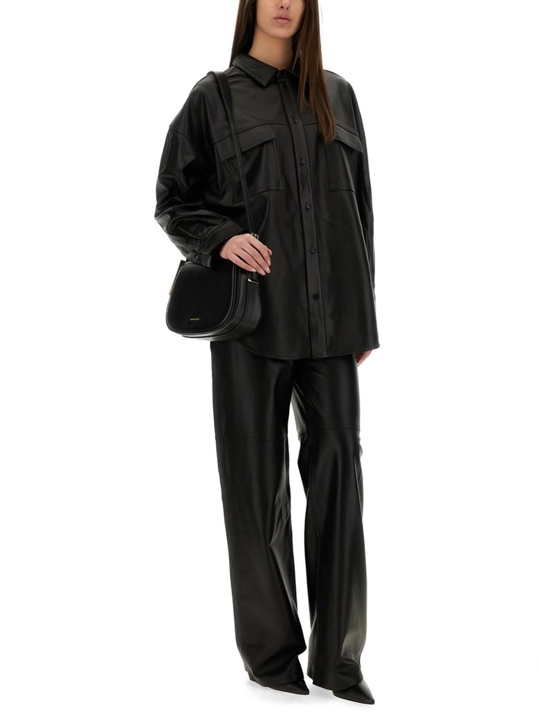 black leather jacket by Selfnex