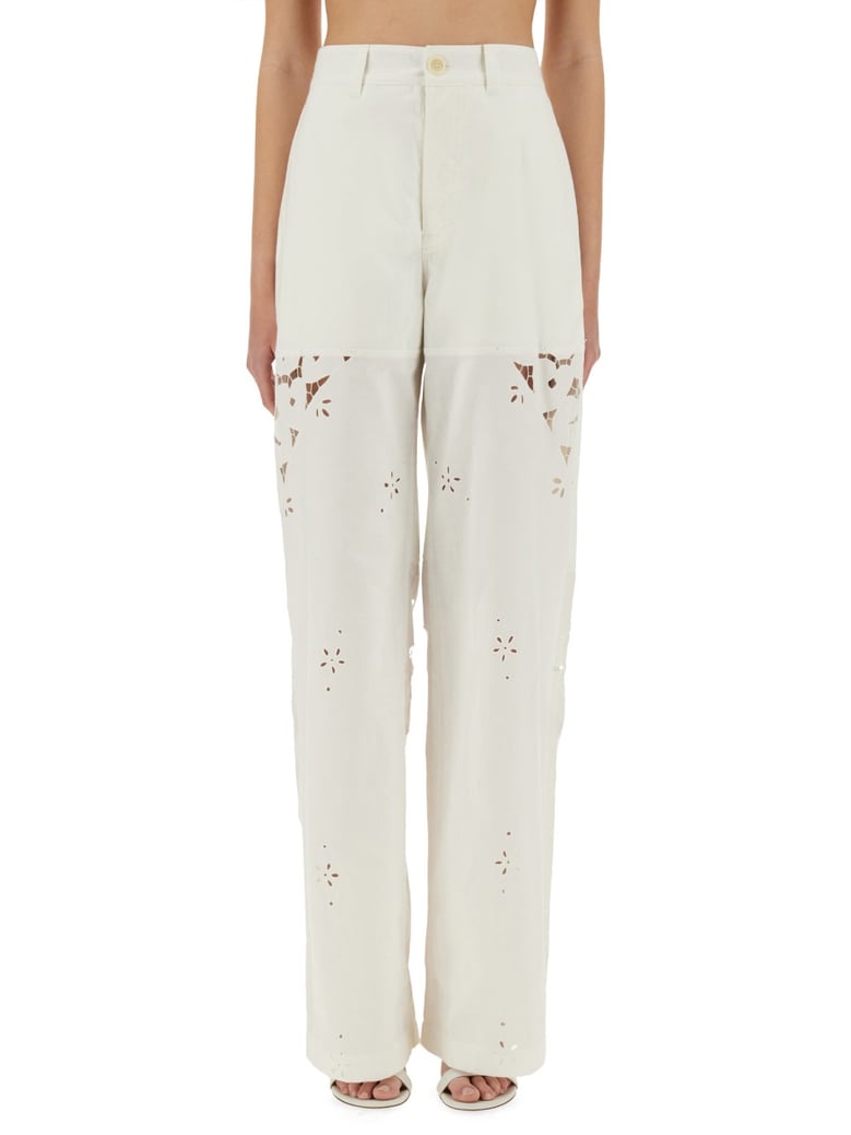 upcycled linen pants by Selfnex
