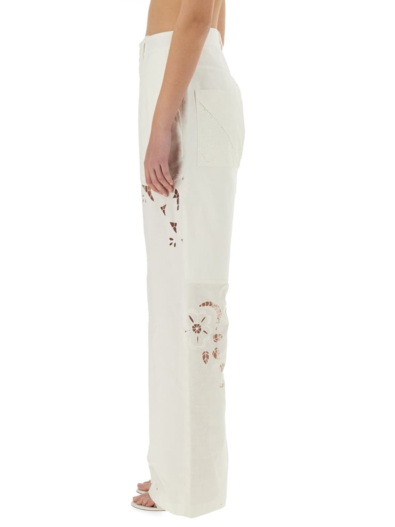 upcycled linen pants by Selfnex
