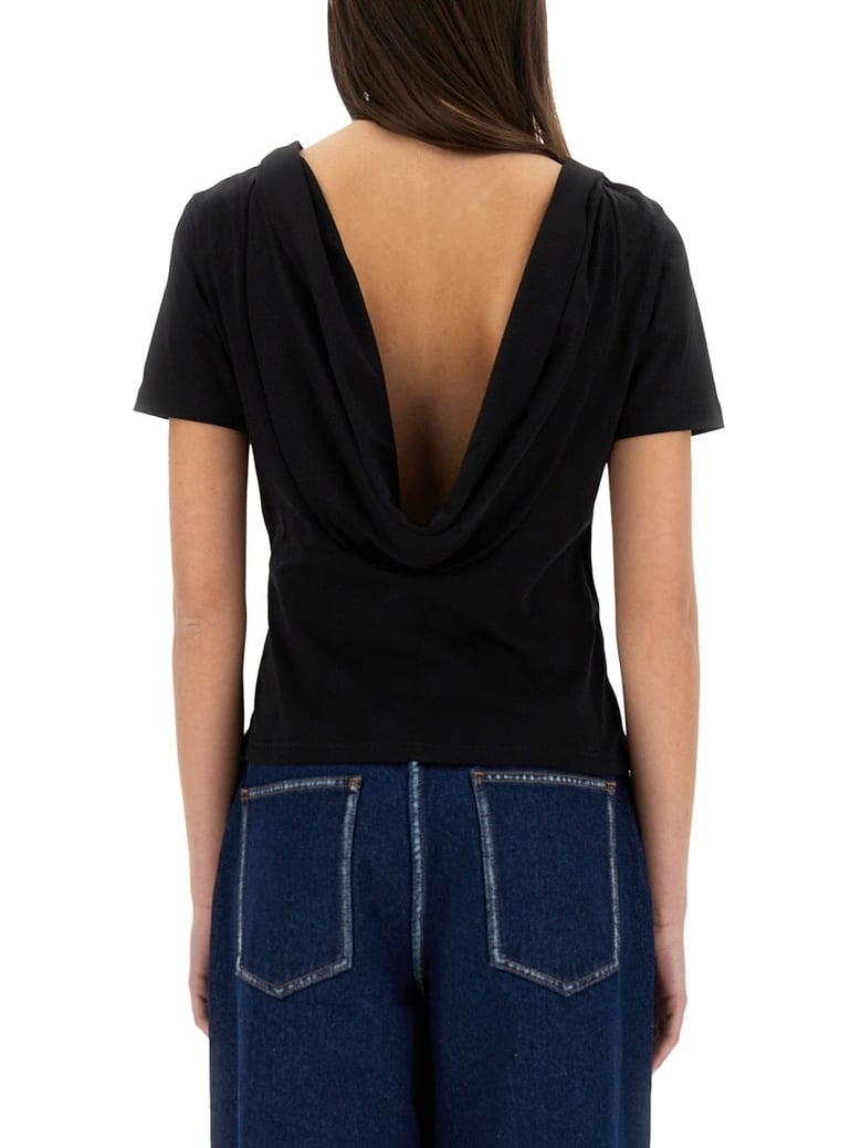 t-shirt with back neckline by Selfnex