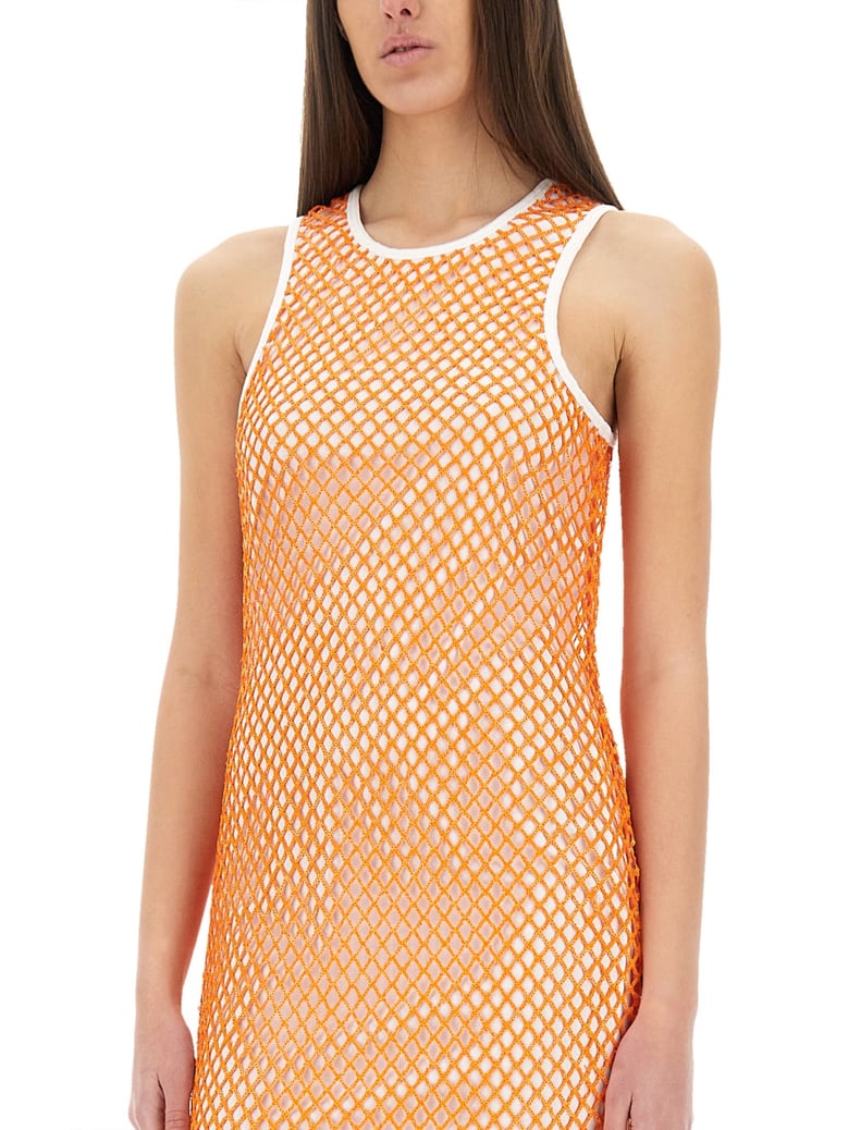 mesh and sequin dress by Selfnex