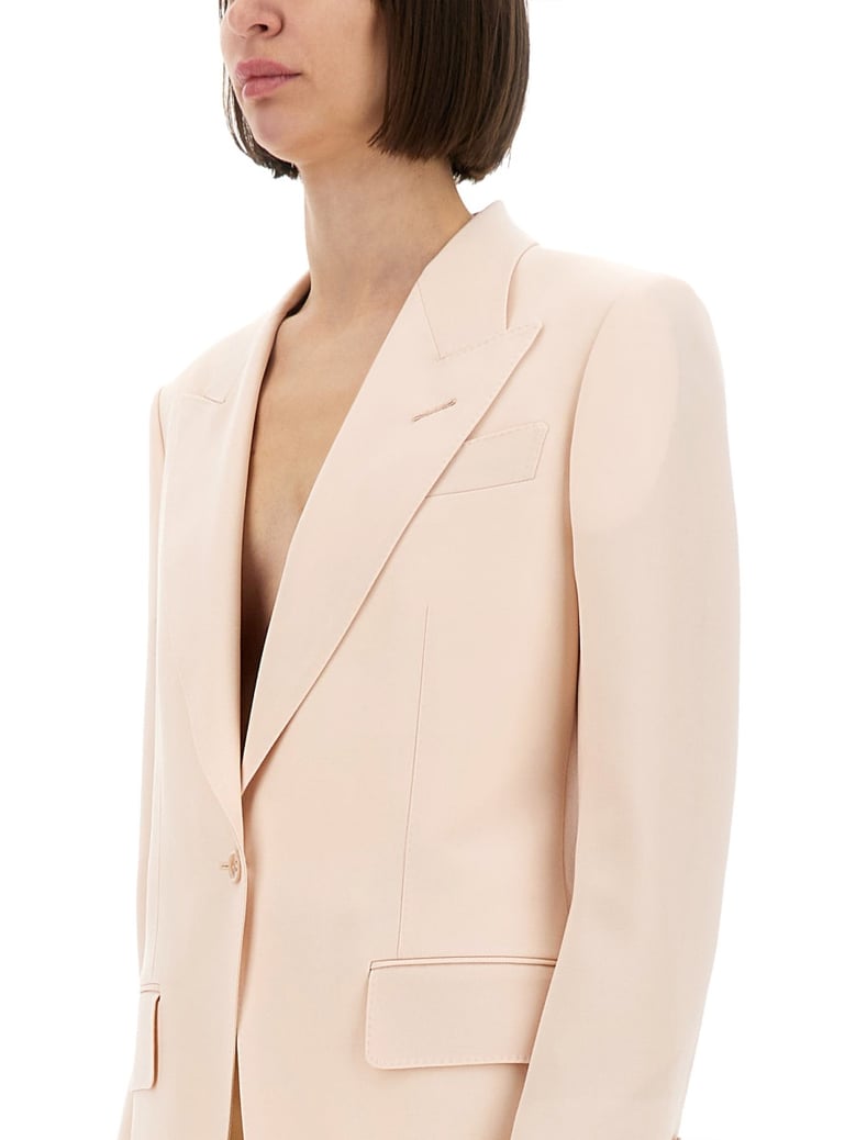 single breasted wool jacket by Selfnex