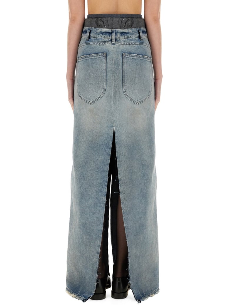 denim skirt: anonymity of the lining by Selfnex