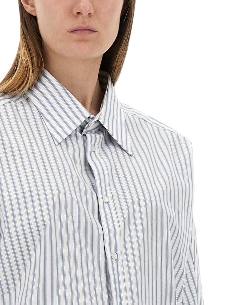 striped cotton shirt by Selfnex