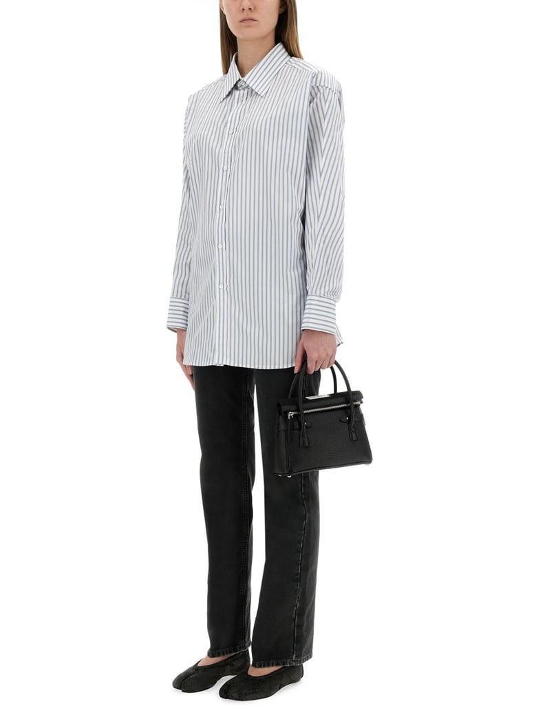 striped cotton shirt by Selfnex