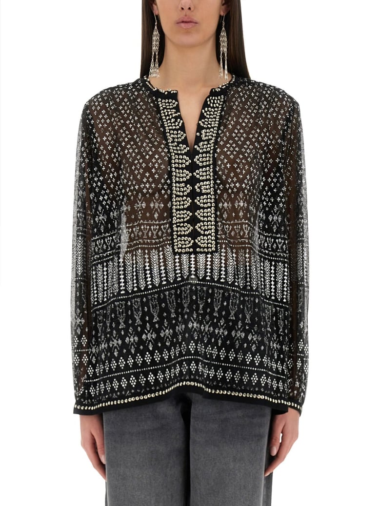 nickie top in black by Selfnex
