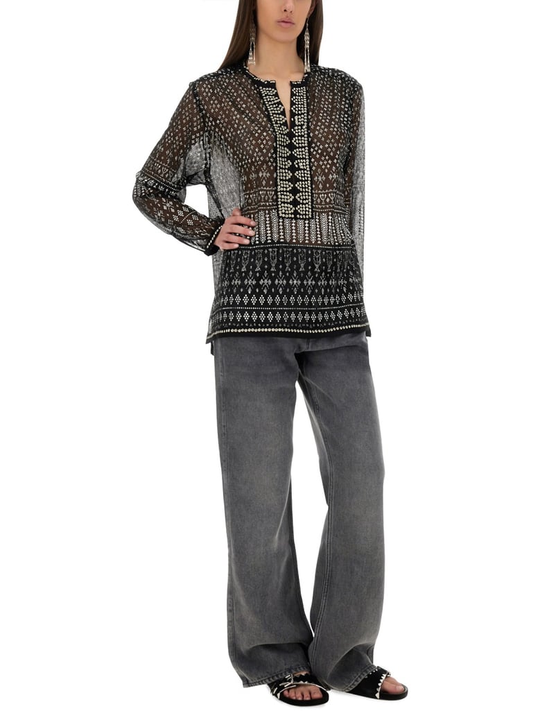 nickie top in black by Selfnex