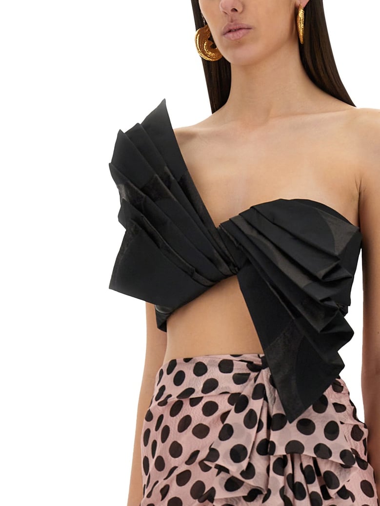 twisted polka dots top by Selfnex
