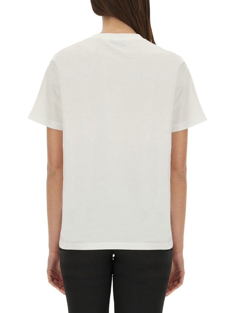 logo t-shirt in white by Selfnex